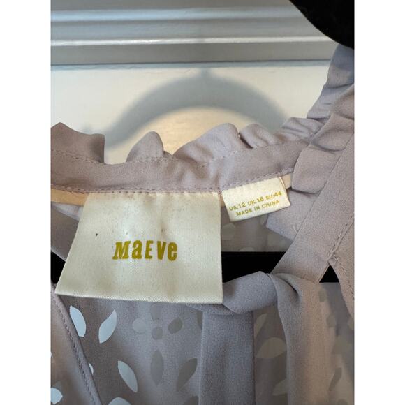 Anthropologie Luca Tie-Neck Blouse - Size 12 - Picture 5 of 6